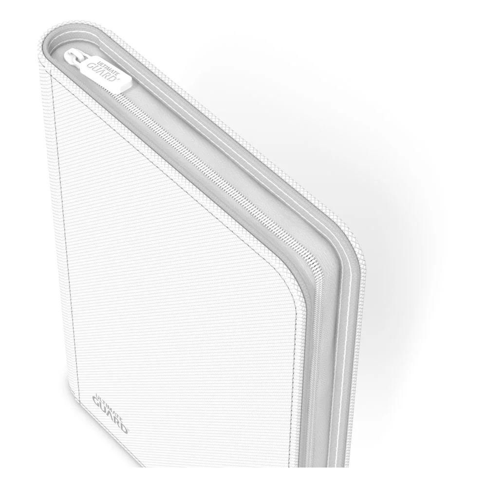 Ultimate Guard Zipfolio (160 double-sleeved cards) 8-Pocket 70 x 97 mm Xenoskin - White